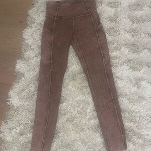 Pink tie dye lululemon leggings! Size 2